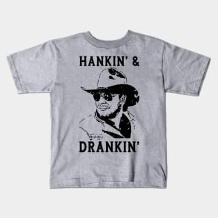 Funny Vintage Hankin and Drankin Classic Music Kids T-Shirt